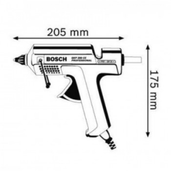 Пистолет клеевой BOSCH GKP 200 CE Professional